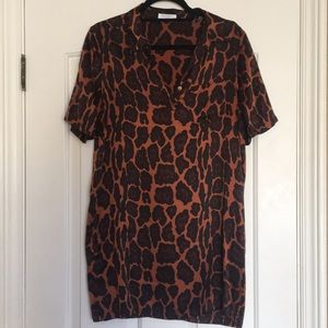 Equipment “Mirelle” Silk T-Shirt Dress